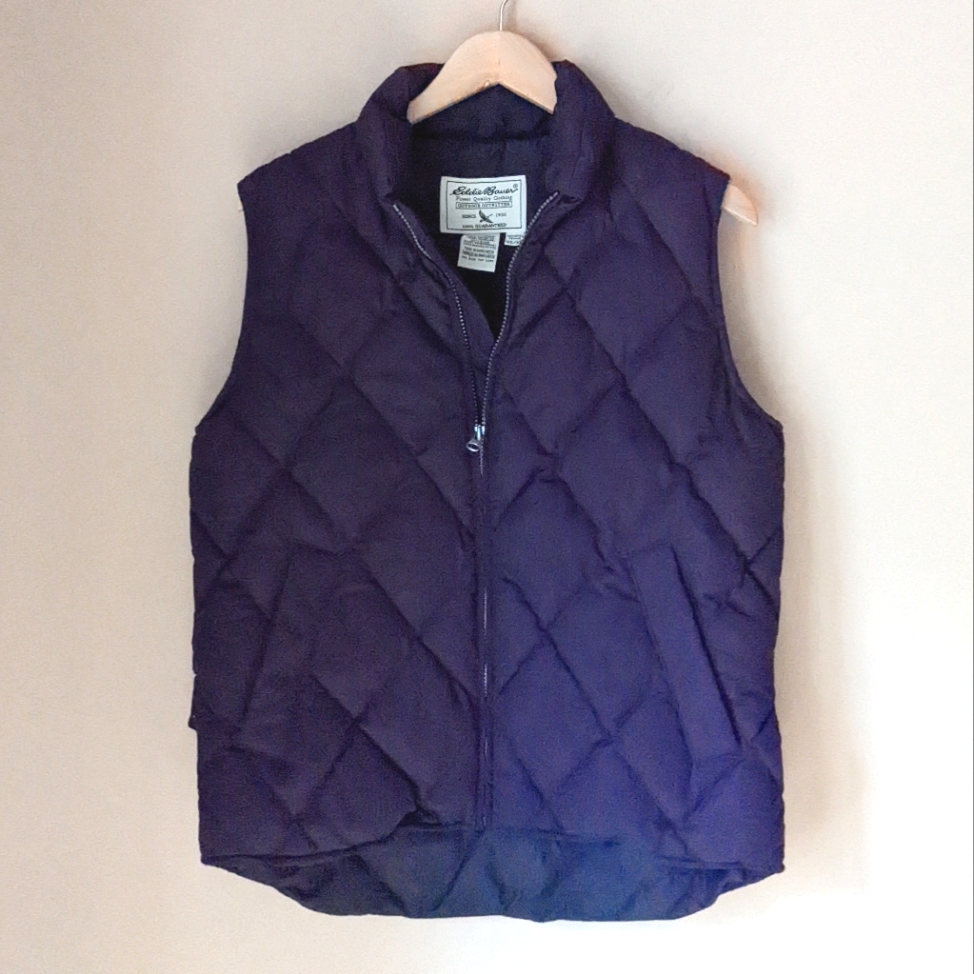 Eddie Bauer Goose Down Vest Size Xs